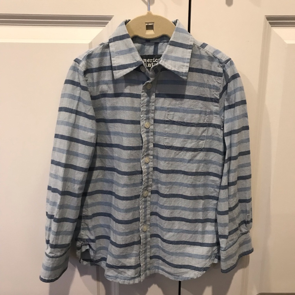 American Vintage by Eland Button Down Shirt Size 4